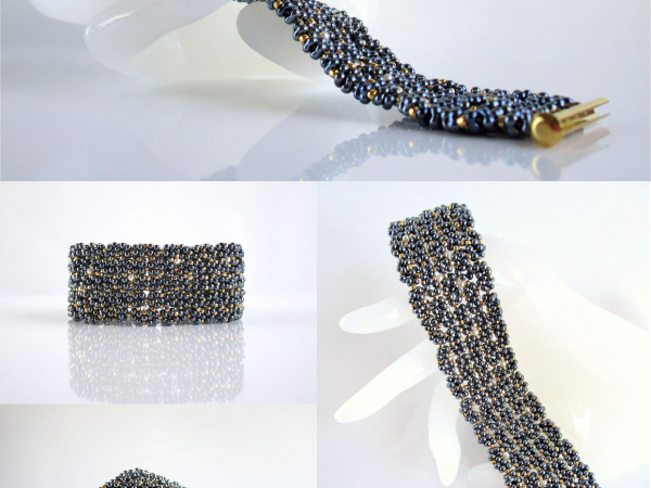 Farfalle stitch was invented for a Preciosa Ornela contest using their beads.