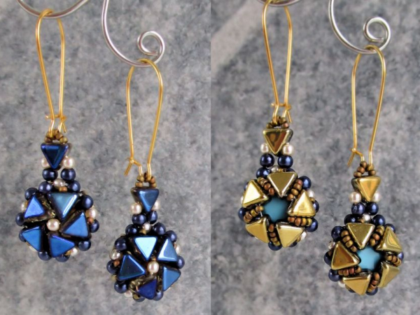 These earrings are the same pair - they are reversible
