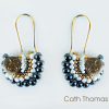 Fandango earrings with moon beads