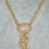 Lyda necklace in rose quartz