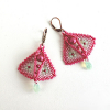 Muserie Moth earrings with crytals