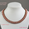 Curved Roller Chain Rope choker Curved Roller Chain Rope choker