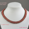 Curved necklace made with Roller Chain Rope Curved necklace made with Roller Chain Rope