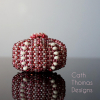 Beaded sea urchin side view