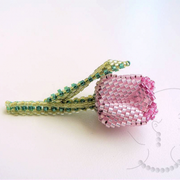 Photo showing the green petal closed