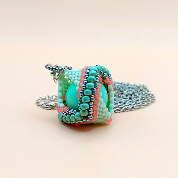 Open Heart Bola necklace