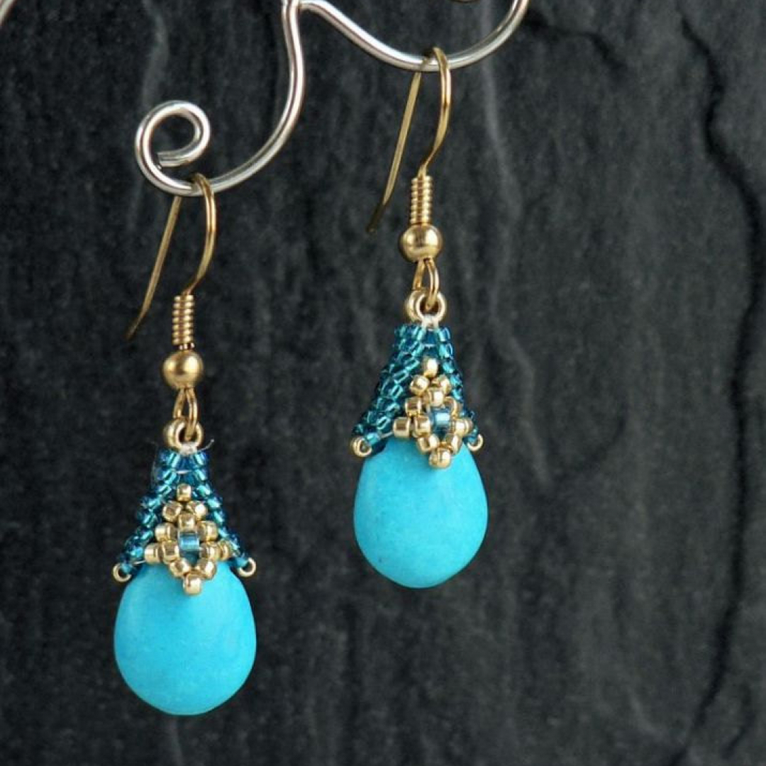 Rania - Dangle Earrings - Tutorial