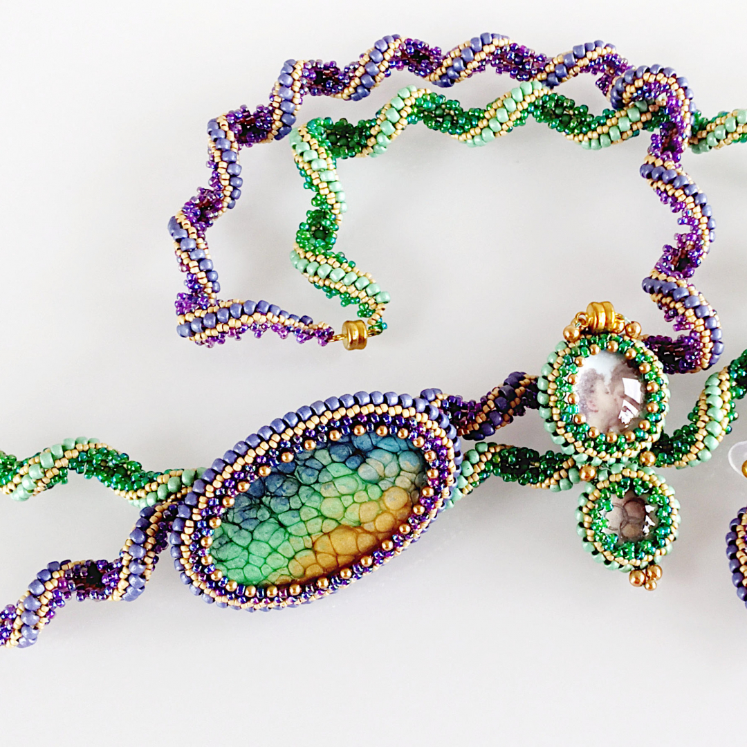 Cellini ribbons and bezels and Day & Night necklace & Tuya Tassel - bundle of 2 Tutorials