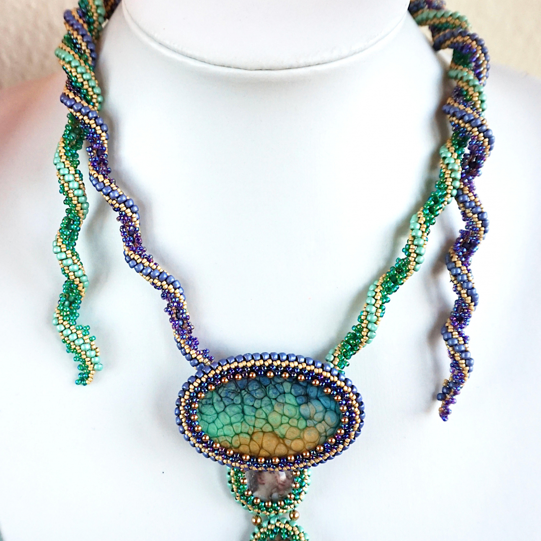 Diagonal Cellini Peyote Masterclass - stitch knowledge and beyond