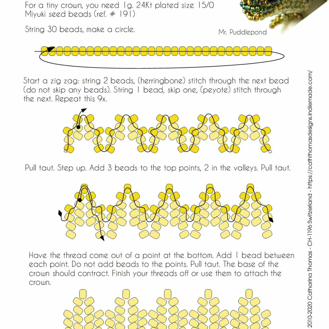 Tiny Crown for Frog Prince