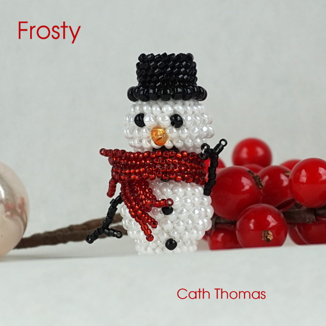 Frosty - Snowman - Christmas Ornament or Component - Tutorial