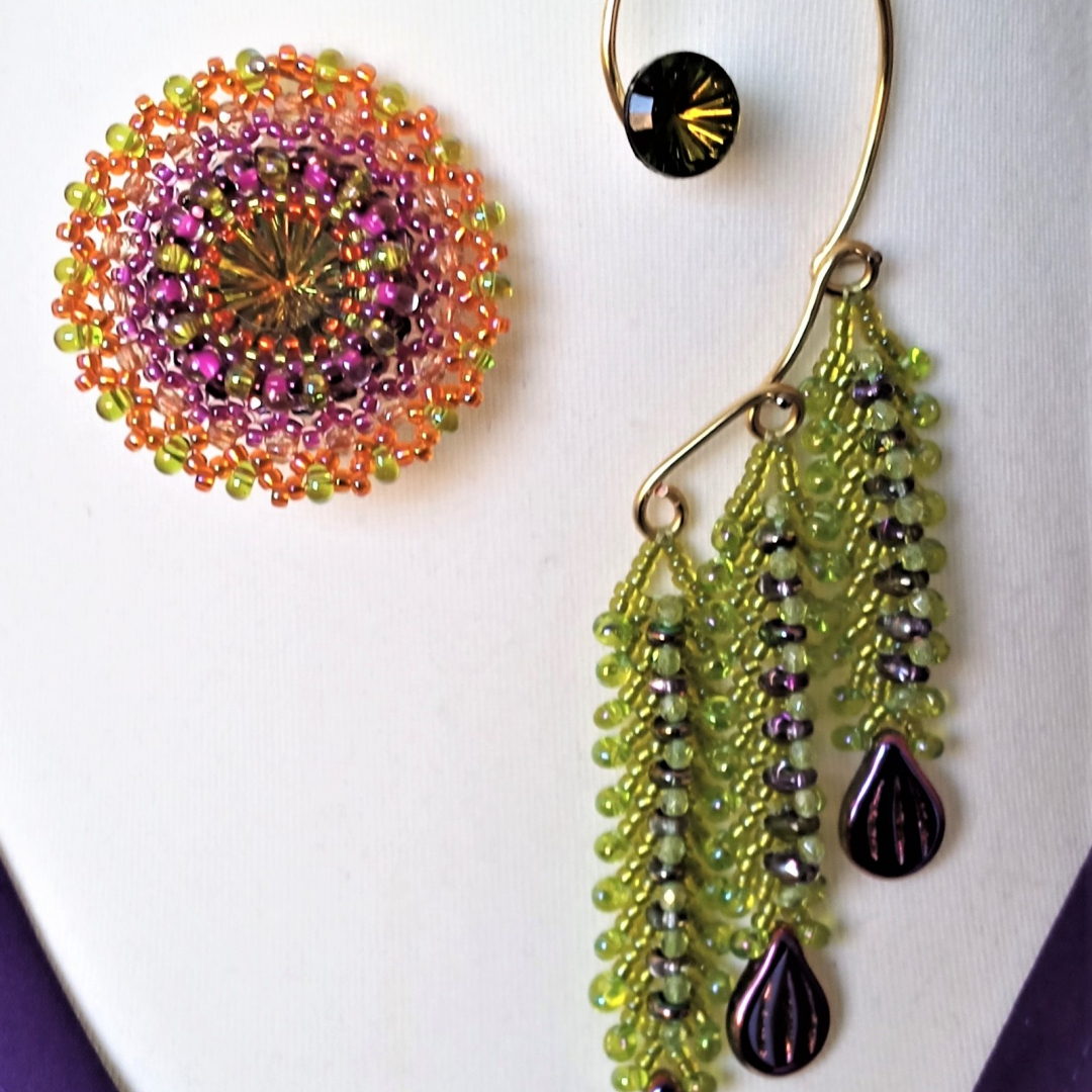 Thetis's Epaulette - matching earclip and earhook