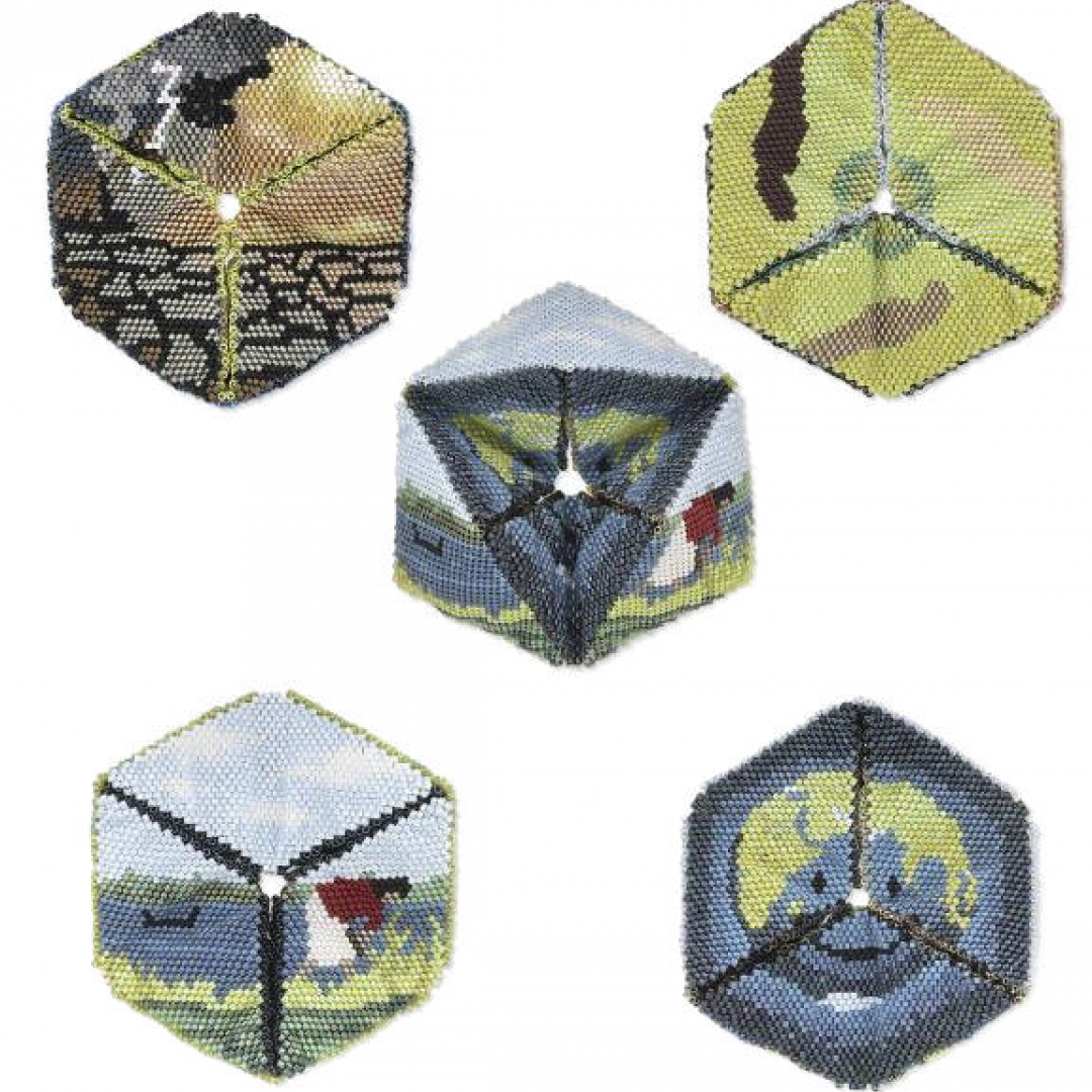 Kaleidocycle with Climatae Change awareness message