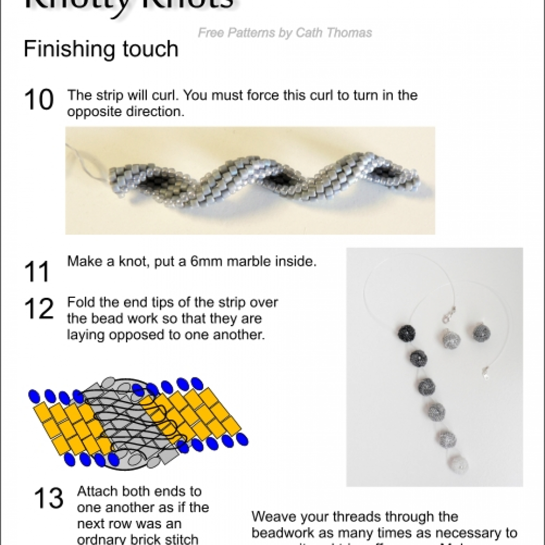 Knotty knots - Brick stitch little knots page 2