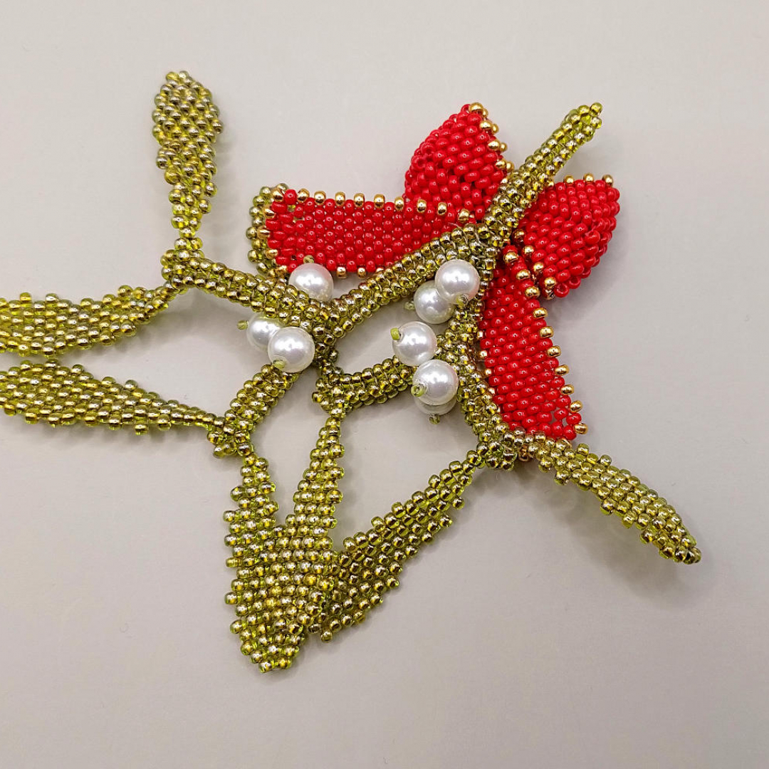Mistletoe - component / decoration - Tutorial