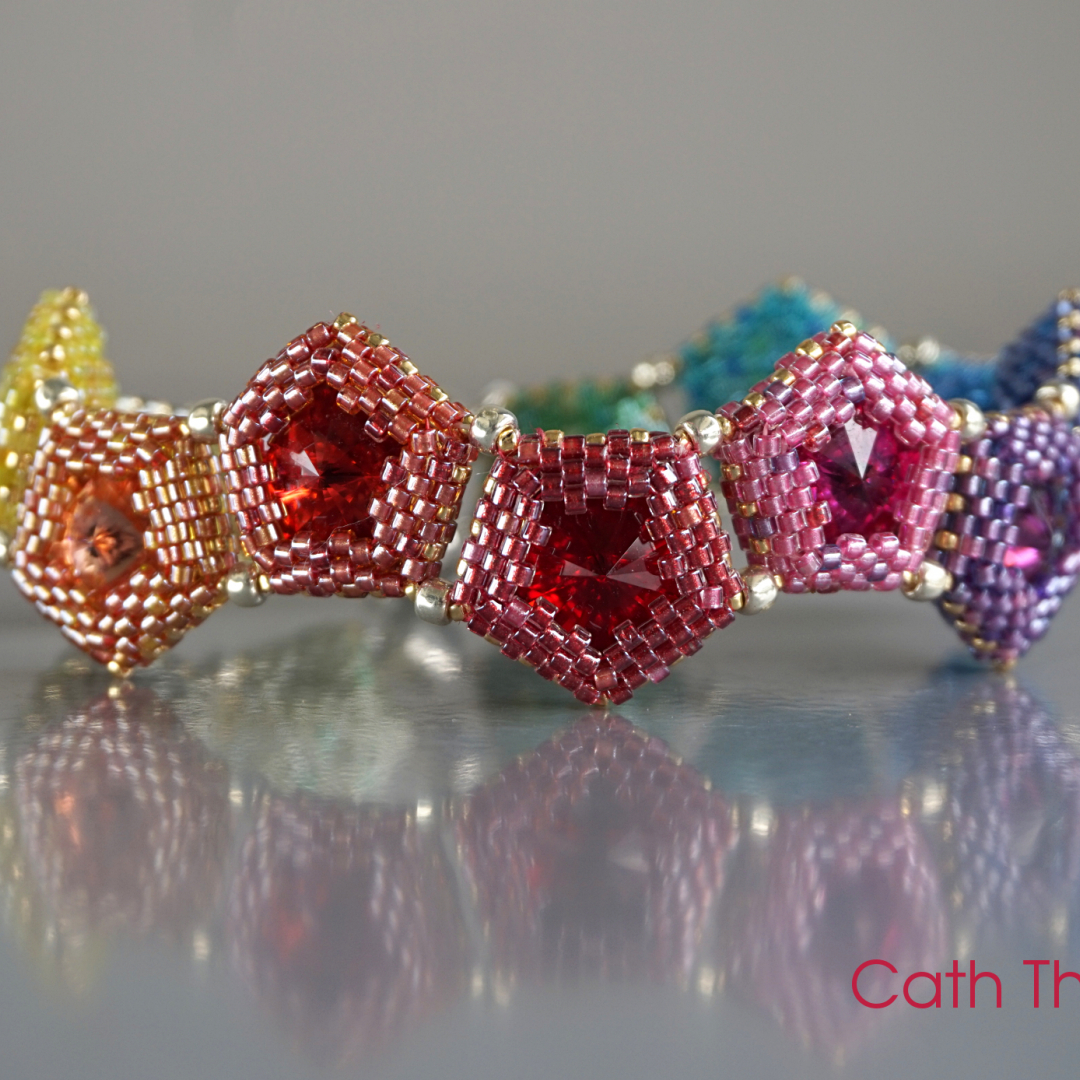 Meryl - IBW 2018 free tutorial - bracelet & earrings