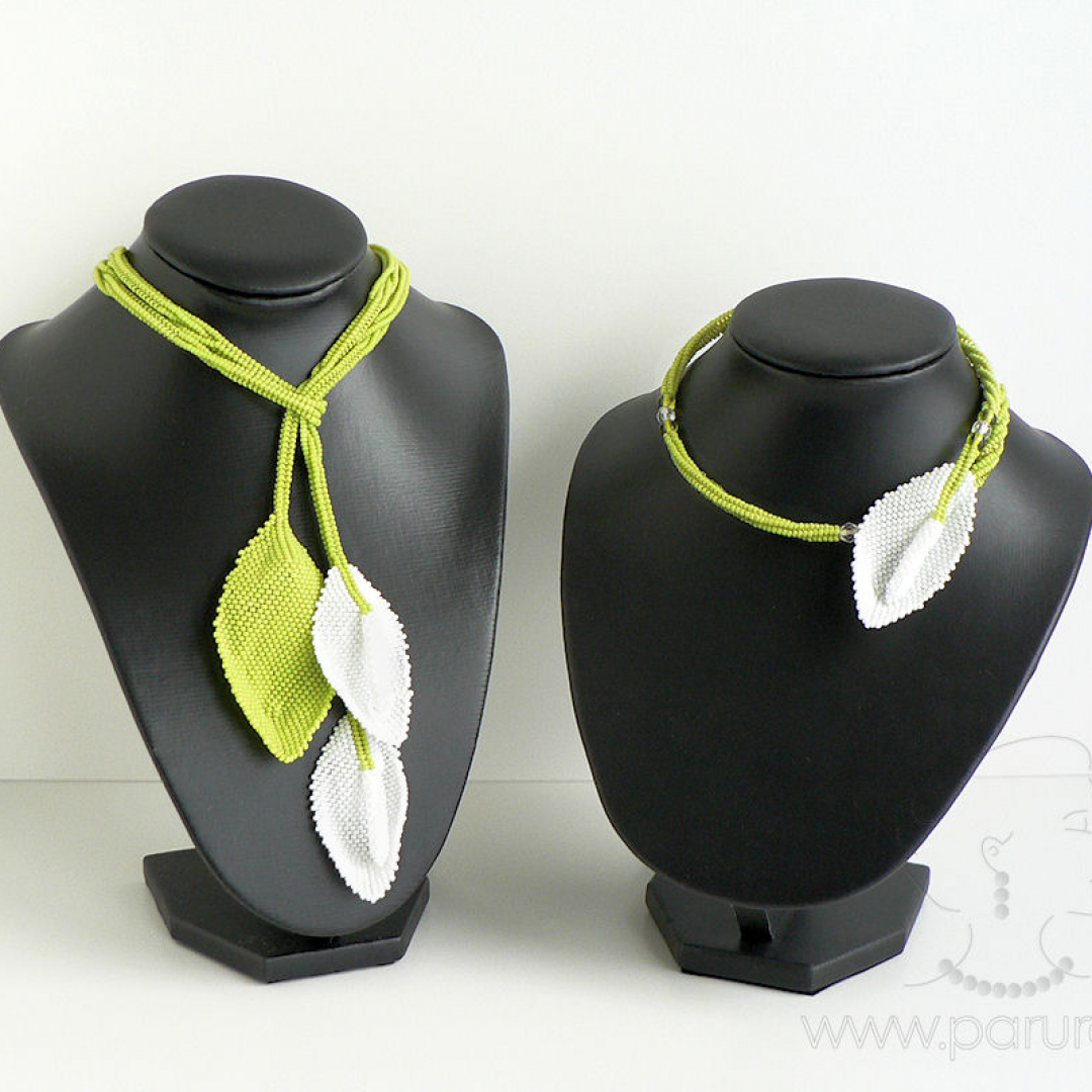 Peace Lily - Necklace - Tutorial
