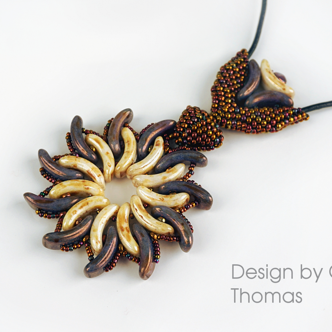 Winged Heart bail with Sun Bow pendant